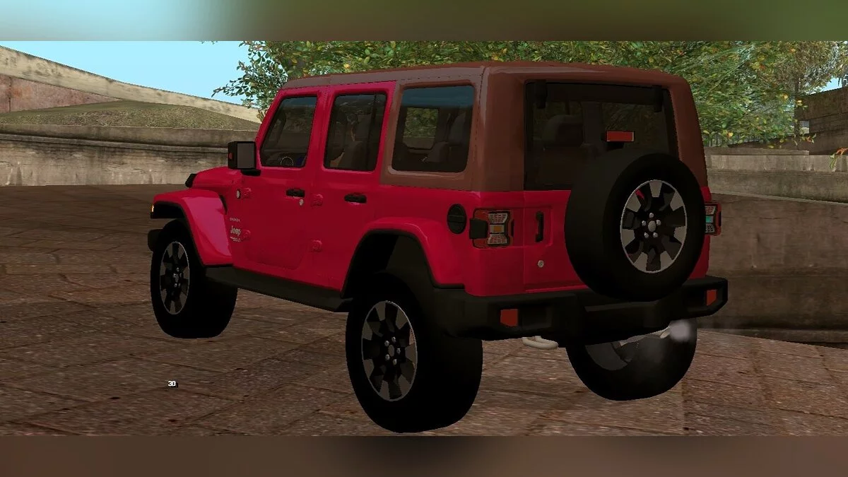 Jeep Wrangler Unlimited 2022 (только DFF) / GTA San Andreas (iOS, Android)