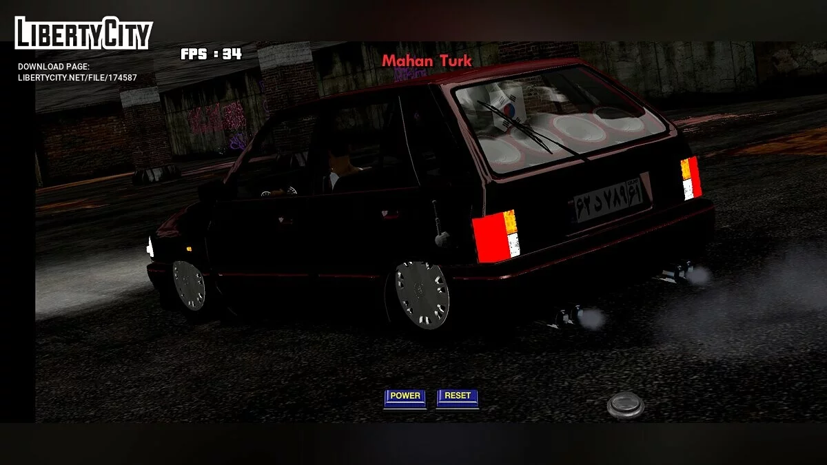 Kia Pride Hatchback Korean / GTA San Andreas (iOS, Android)