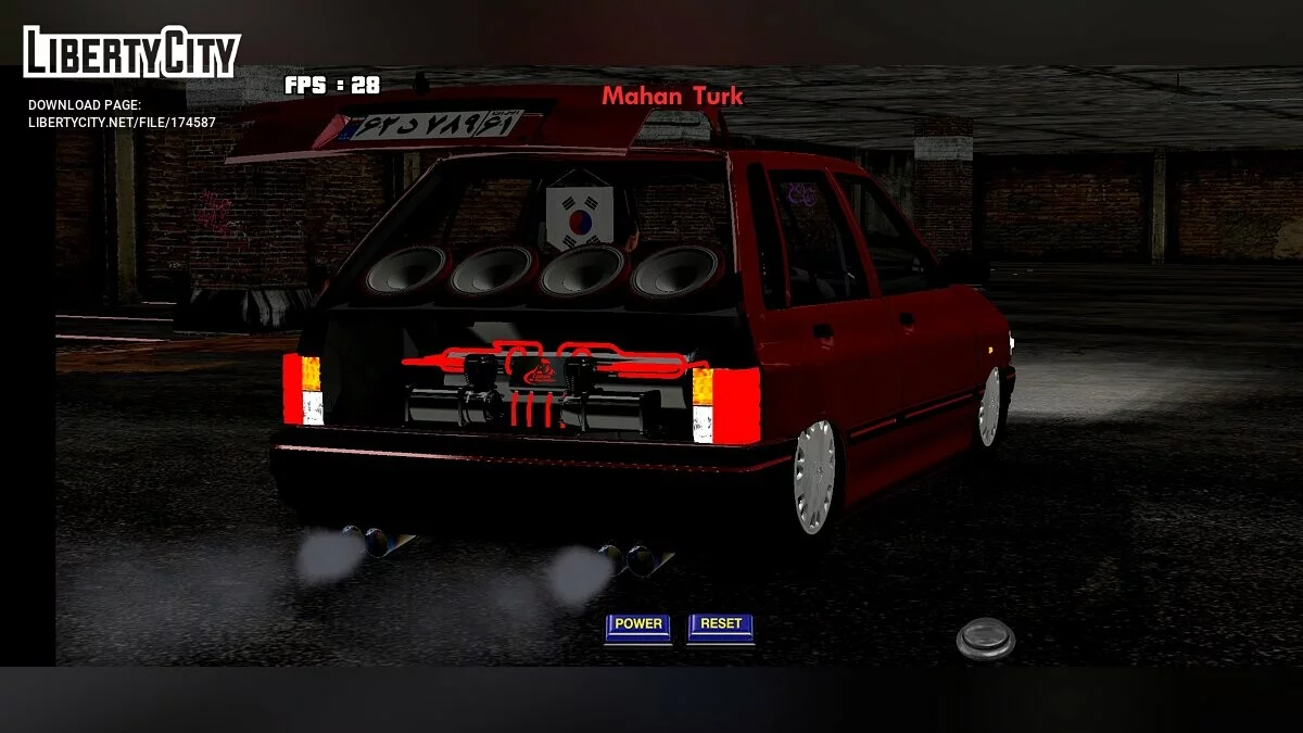 Kia Pride Hatchback Korean / GTA San Andreas (iOS, Android)