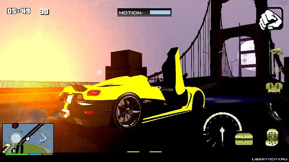 Koennigsegg Agera R / GTA San Andreas (iOS, Android)