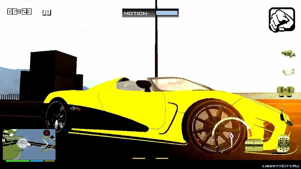Koennigsegg Agera R / GTA San Andreas (iOS, Android)