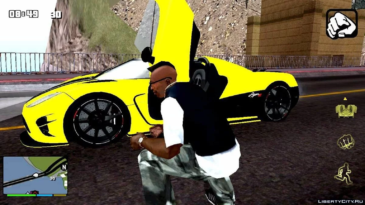 Koennigsegg Agera R / GTA San Andreas (iOS, Android)