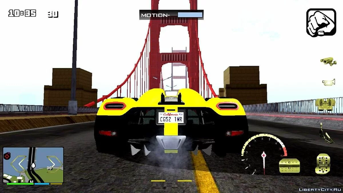 Koennigsegg Agera R / GTA San Andreas (iOS, Android)