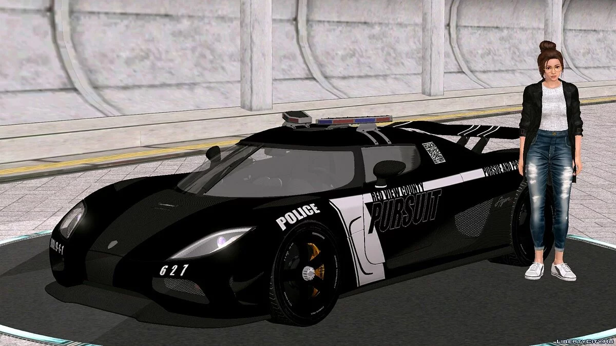 Koenigsegg Police / GTA San Andreas (iOS, Android)