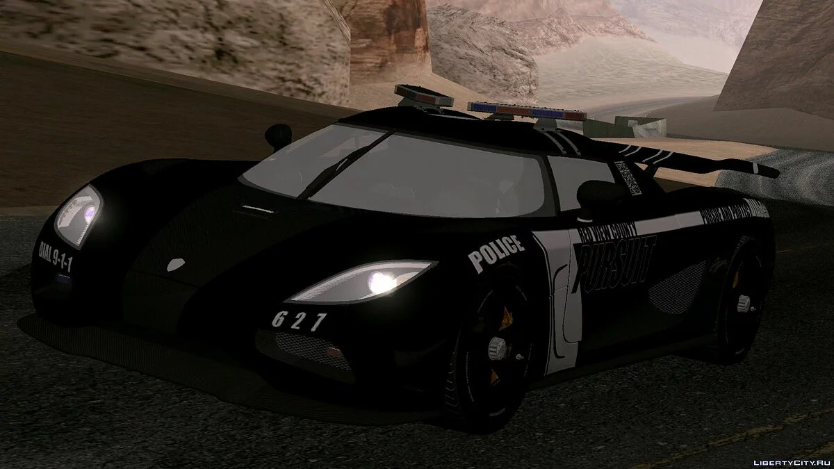Koenigsegg Police / GTA San Andreas (iOS, Android)