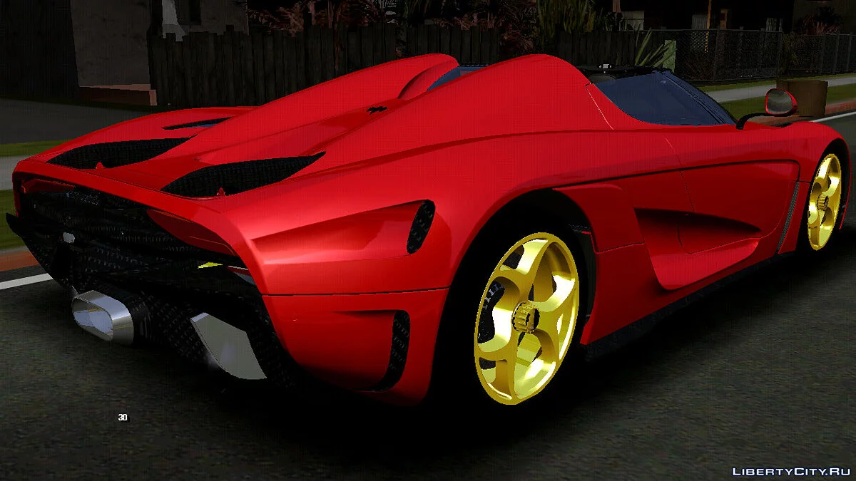 2018 Koenigsegg Regera (только DFF) / GTA San Andreas (iOS, Android)