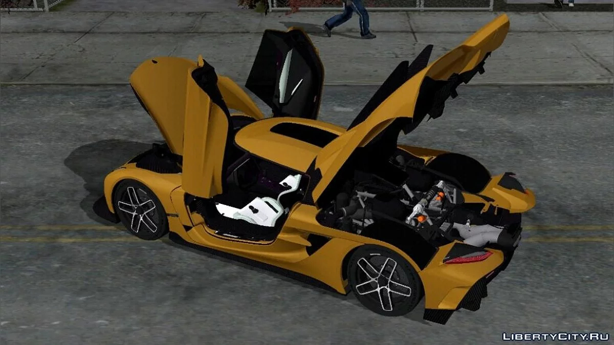 Koenigsegg Jesko Edition / GTA San Andreas (iOS, Android)