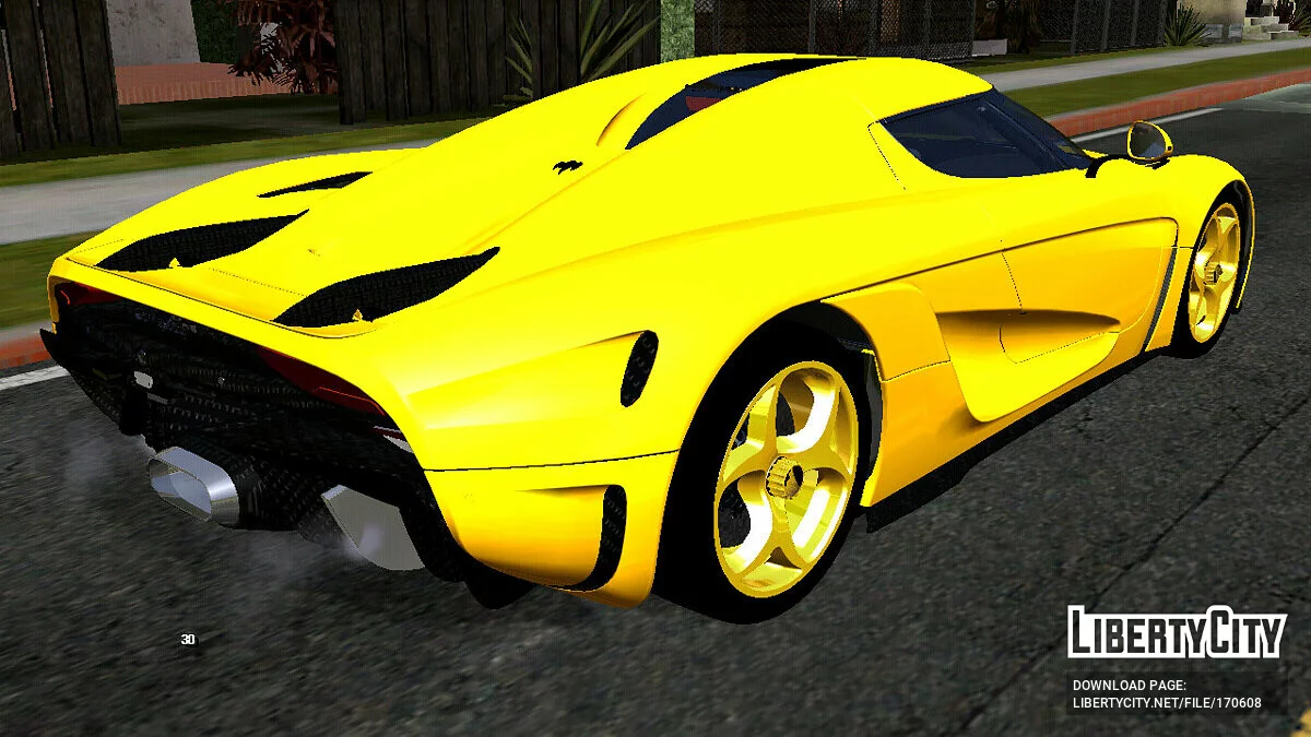 Koenigsegg Regera 2018 (только DFF) / GTA San Andreas (iOS, Android)
