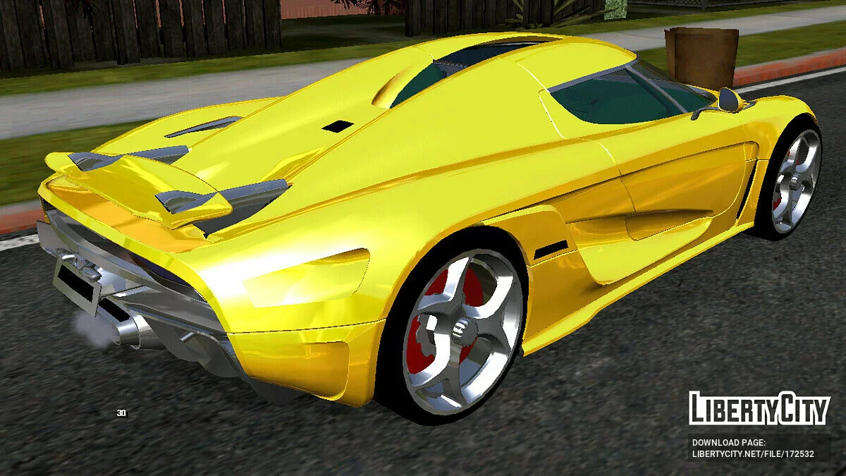 Koenigsegg Regera (только DFF) / GTA San Andreas (iOS, Android)