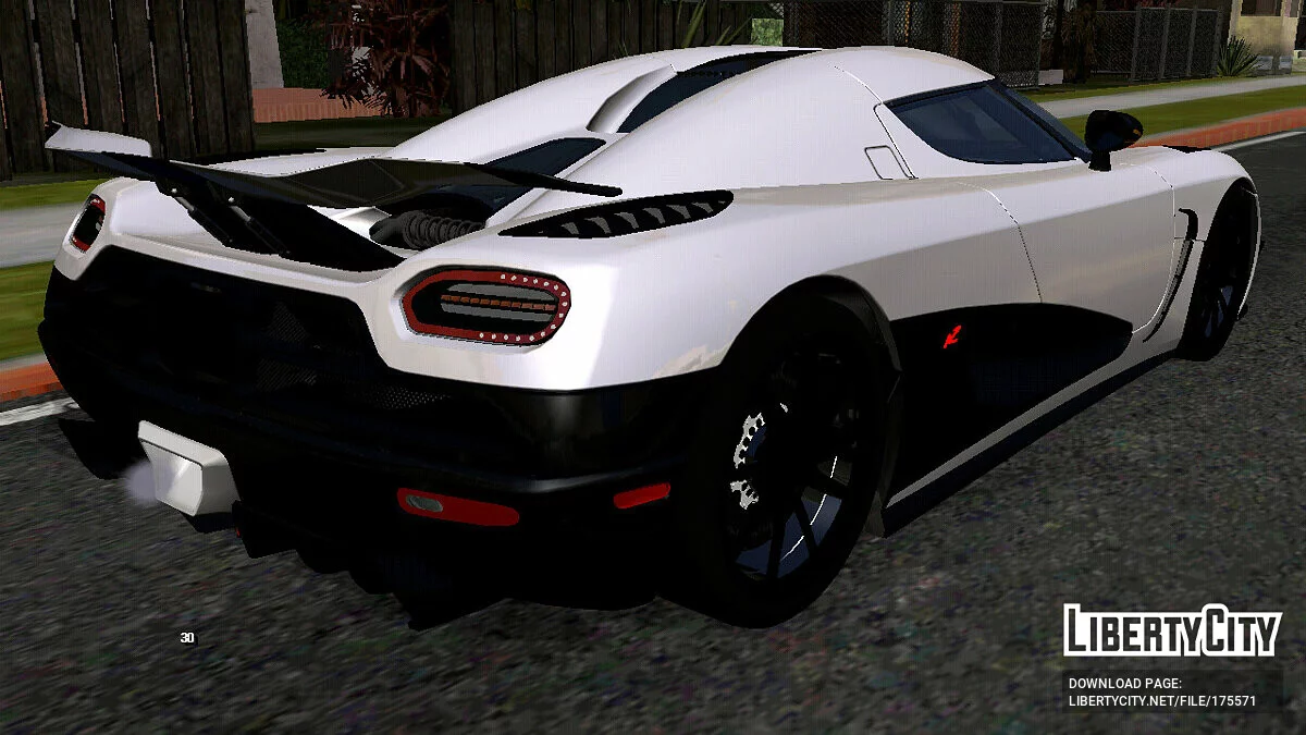 Koenigsegg Agera R 2014 (только DFF) / GTA San Andreas (iOS, Android)