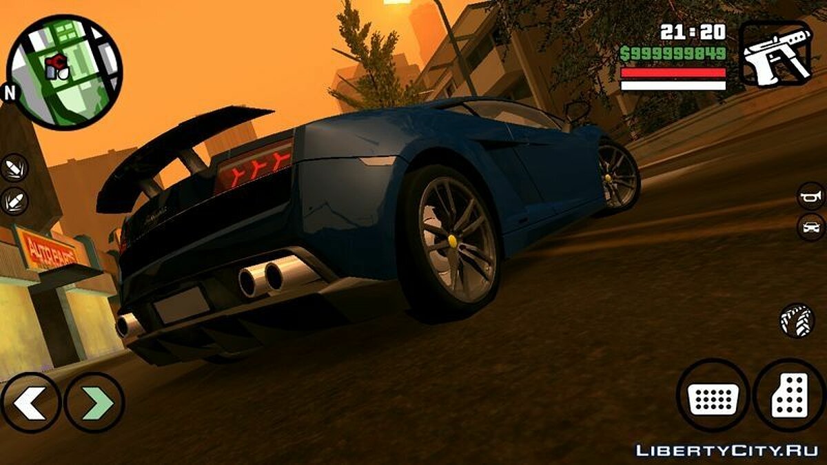 2011 Lamborghini Gallardo LP 570-4 Superleggera для GTA San Andreas (iOS, Android) - Картинка #3