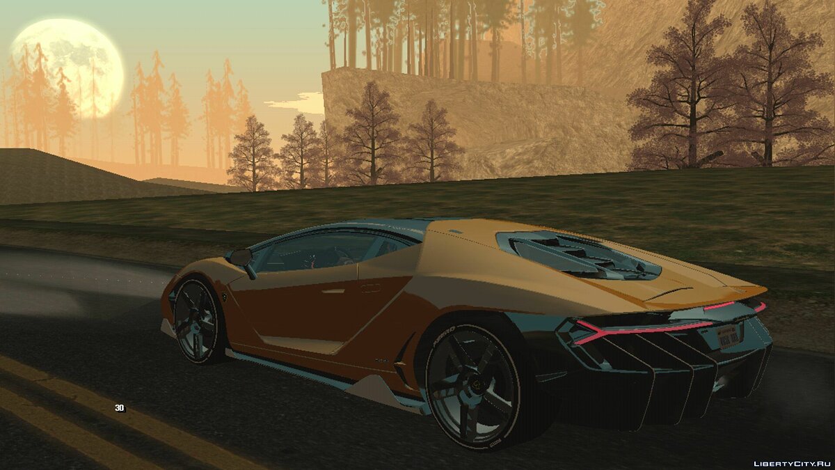 Lamborghini Centenario LP770-4 для GTA San Andreas (iOS, Android) - Картинка #5