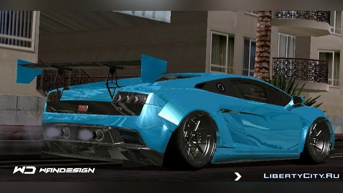 Lamborghini Gallardo Liberty Walk для GTA San Andreas (iOS, Android) - Картинка #2