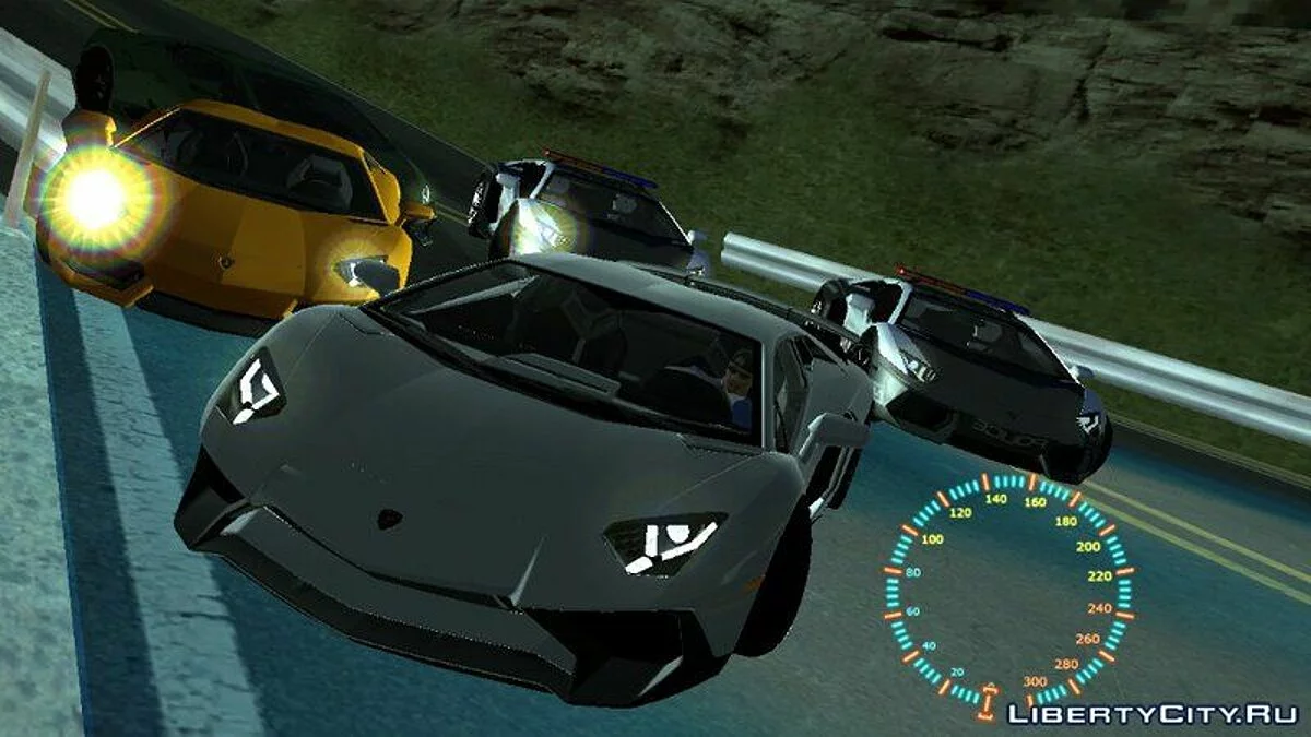 Lamborghini Aventador SV / GTA San Andreas (iOS, Android)
