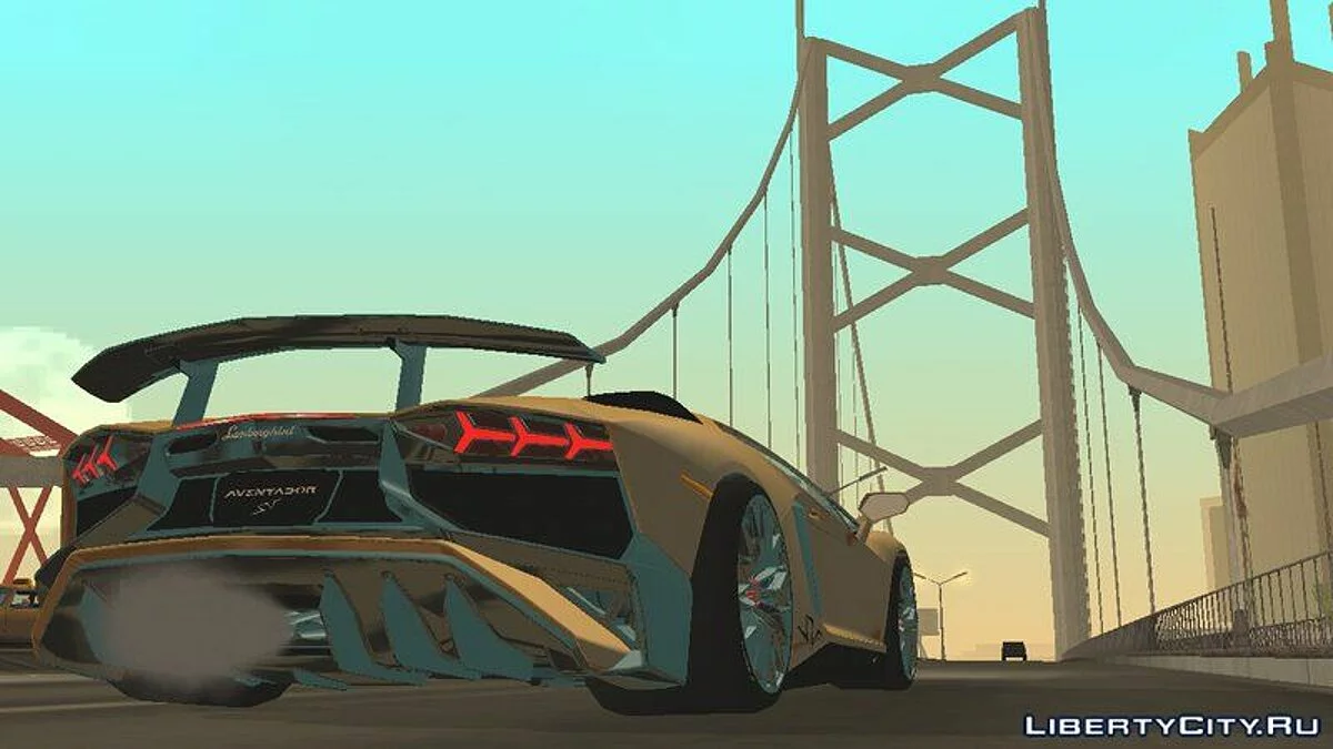 Lamborghini Aventador SV / GTA San Andreas (iOS, Android)