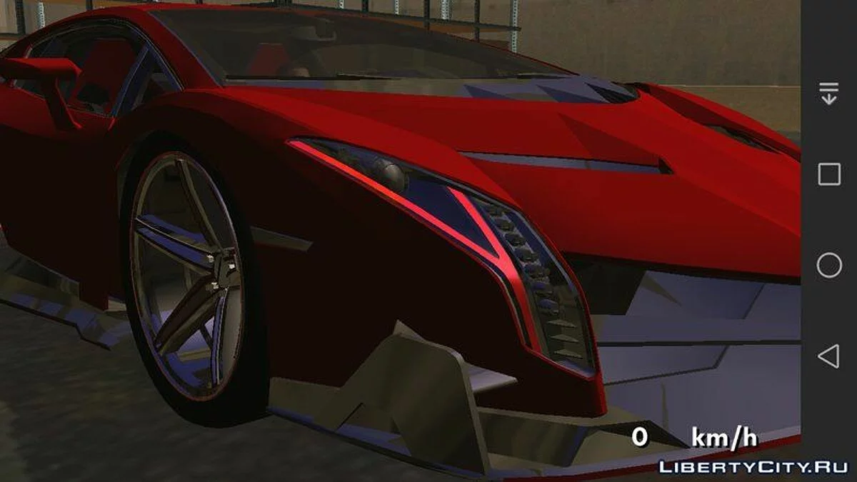 Lamborghini Veneno 2013 / GTA San Andreas (iOS, Android)
