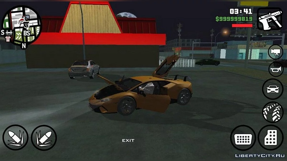 Lamborghini Huracan Performate / GTA San Andreas (iOS, Android)