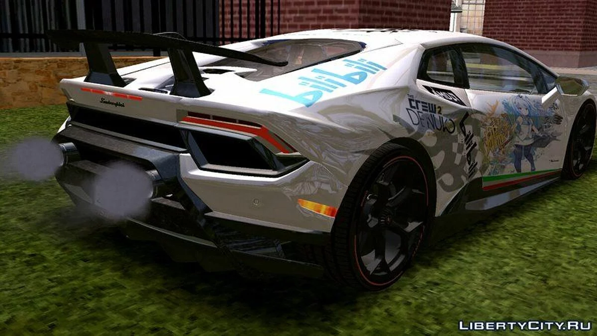 Lamborghini Huracan Performante 2018 bilibili Itasha / GTA San Andreas (iOS, Android)