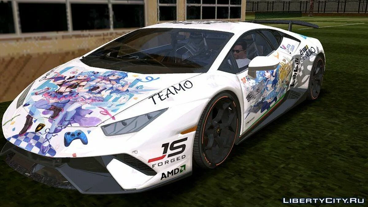 Lamborghini Huracan Performante 2018 bilibili Itasha / GTA San Andreas (iOS, Android)