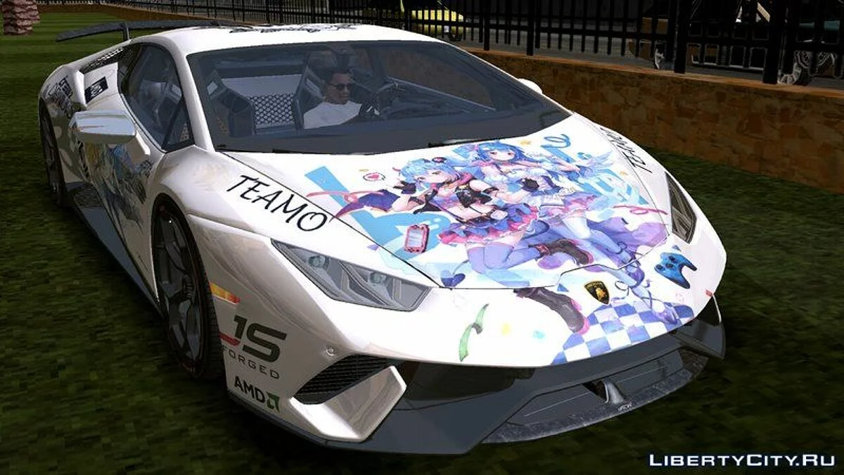 Lamborghini Huracan Performante 2018 bilibili Itasha / GTA San Andreas (iOS, Android)