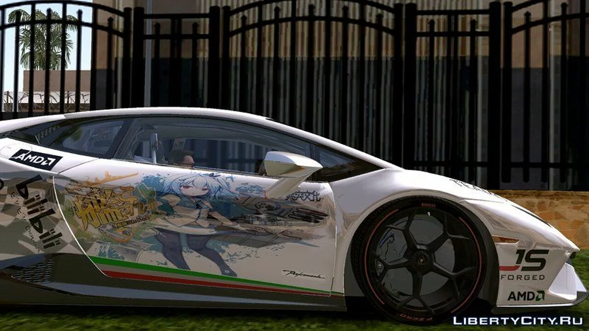 Lamborghini Huracan Performante 2018 bilibili Itasha / GTA San Andreas (iOS, Android)
