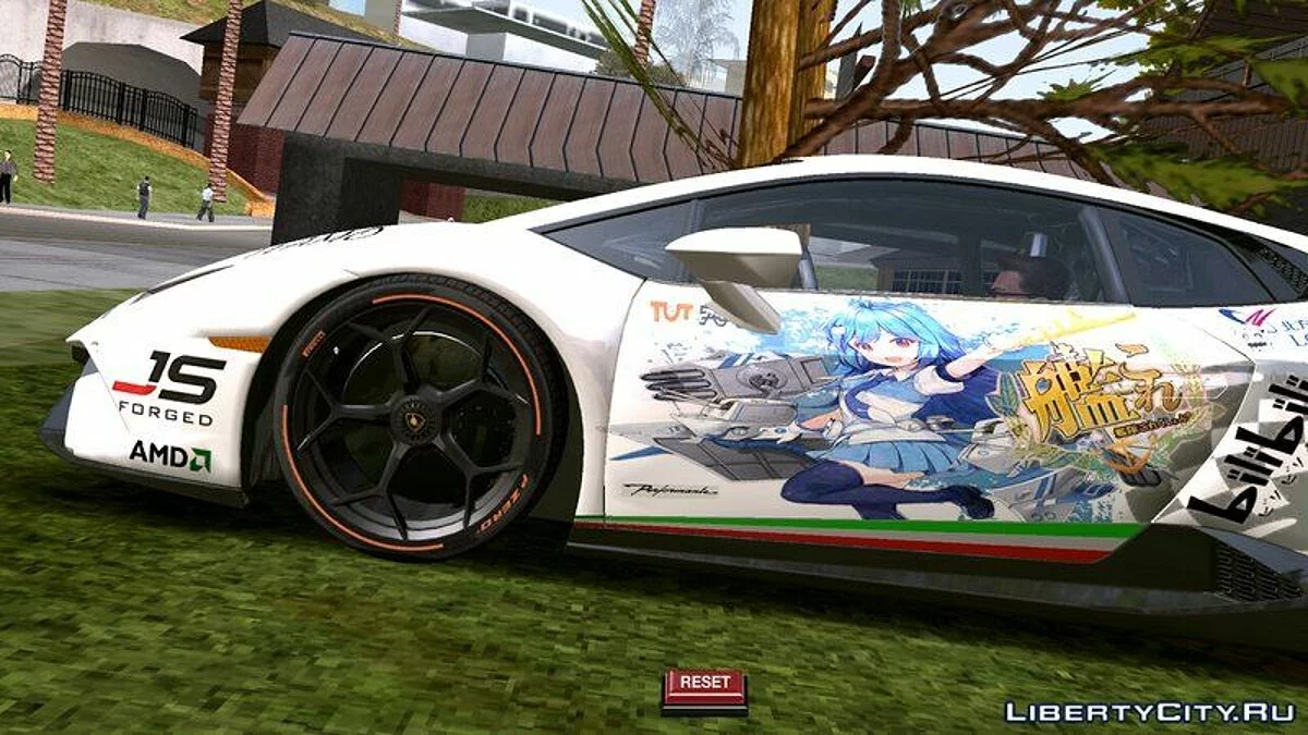 Lamborghini Huracan Performante 2018 bilibili Itasha / GTA San Andreas (iOS, Android)
