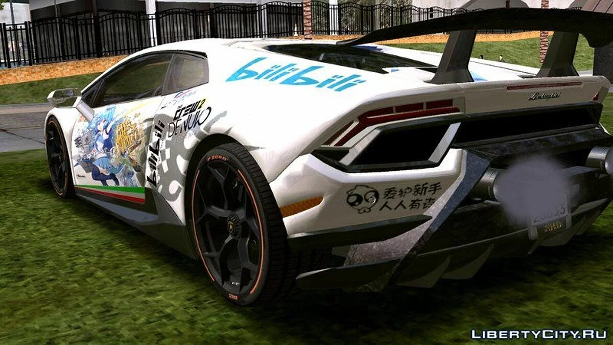 Lamborghini Huracan Performante 2018 bilibili Itasha / GTA San Andreas (iOS, Android)