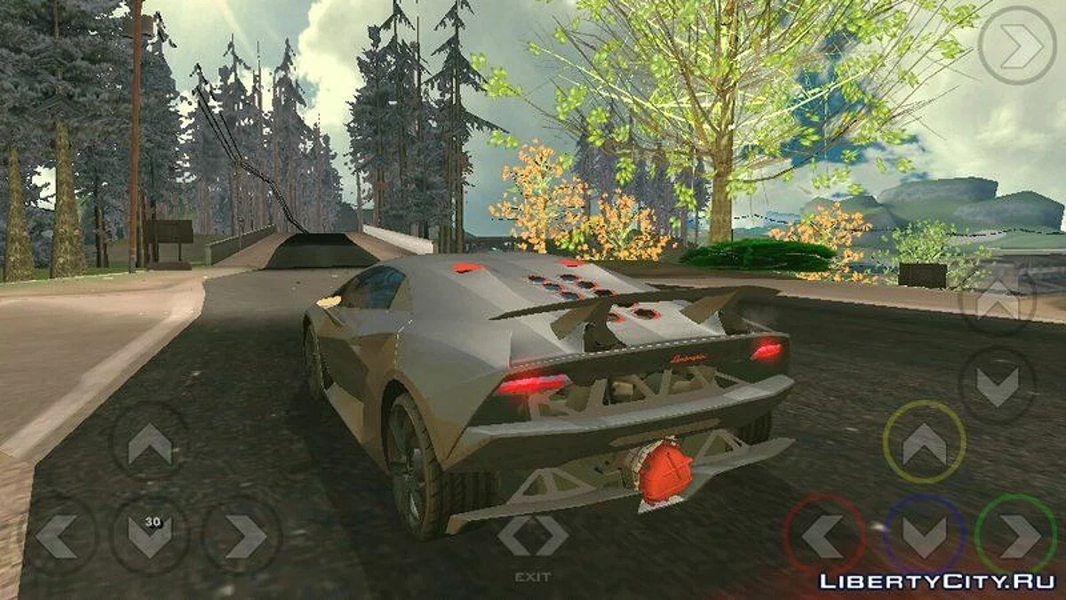 Lamborghini Sesto Elemento / GTA San Andreas (iOS, Android)