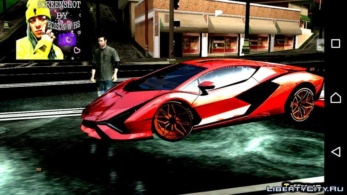 Скачать Lamborghini Sian 2020 для GTA San Andreas (iOS, Android)