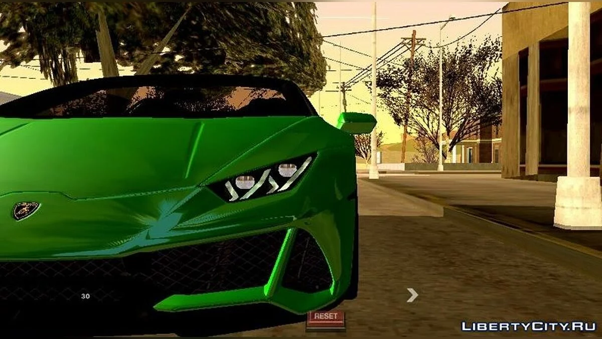 Lamborghini Huracan Evo Spyder (только DFF) / GTA San Andreas (iOS, Android)