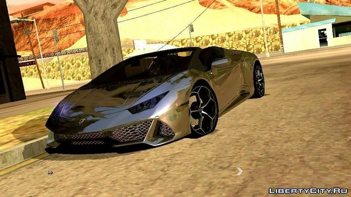 Lamborghini Huracan Evo Spyder (только DFF) / GTA San Andreas (iOS, Android)