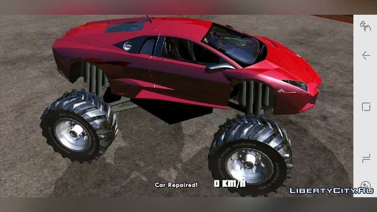 Lamborghini Reventon Monster Truck для GTA San Andreas (iOS, Android) - Картинка #2