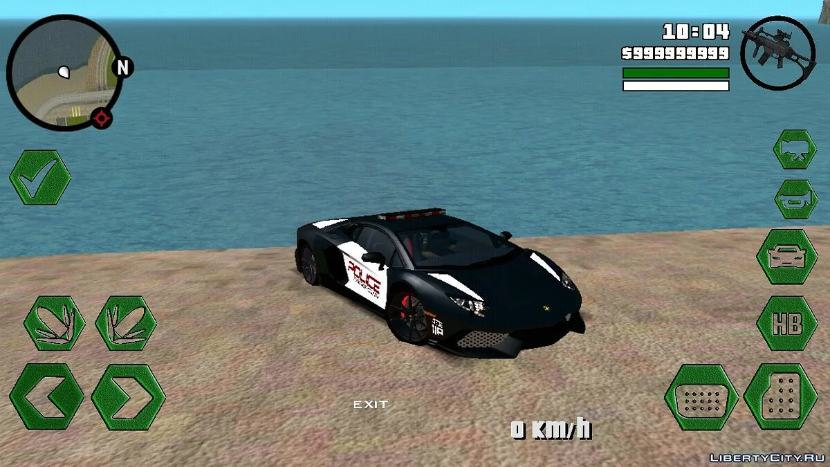 Полицейская Ламборджини (только DFF) / GTA San Andreas (iOS, Android)