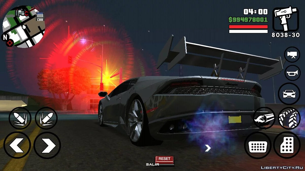 Lamborghini Huracan (только DFF) / GTA San Andreas (iOS, Android)