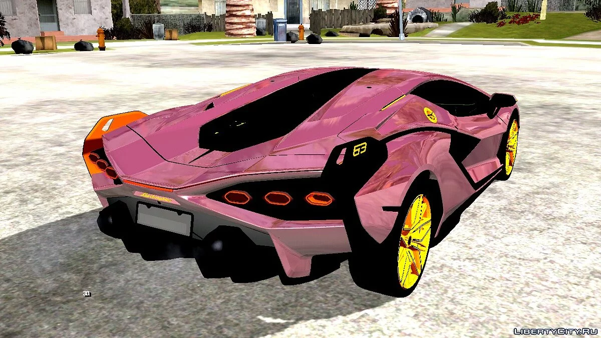 Lamborghini Sian FPK37 (только DFF) / GTA San Andreas (iOS, Android)