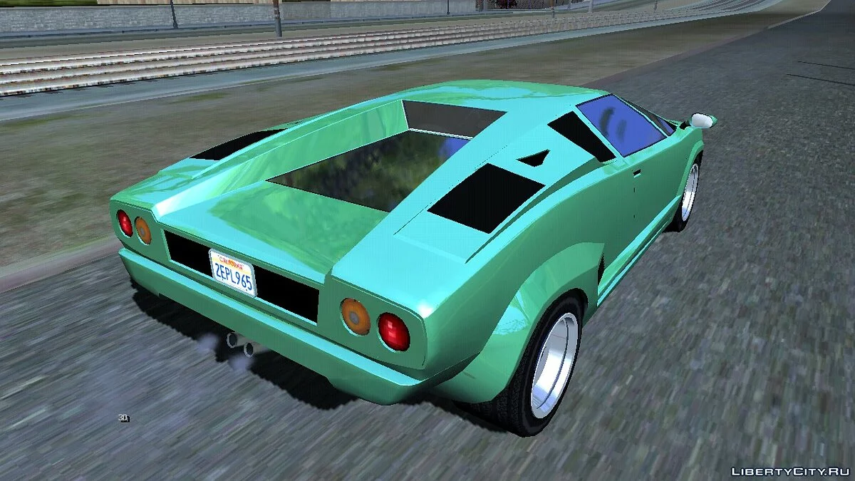 1990 Lamborghini Countach (Torero style) v1.0 / GTA San Andreas (iOS, Android)