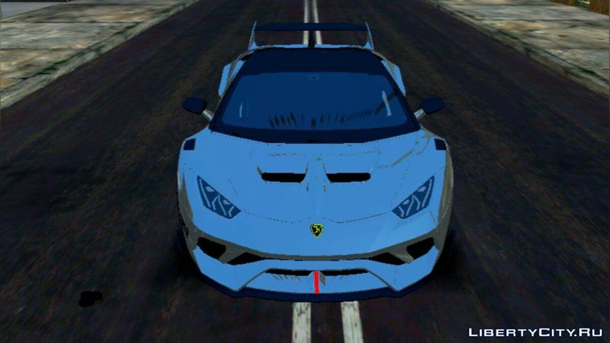Lamborghini Huracan Silhouette (только DFF) для GTA San Andreas (iOS, Android) - Картинка #3