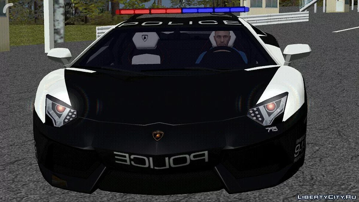 Lamborghini Aventador (Police) / GTA San Andreas (iOS, Android)