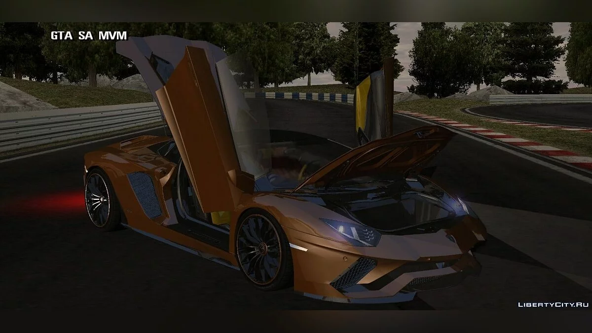 Lamborghini Aventador S Roadster 2018 / GTA San Andreas (iOS, Android)