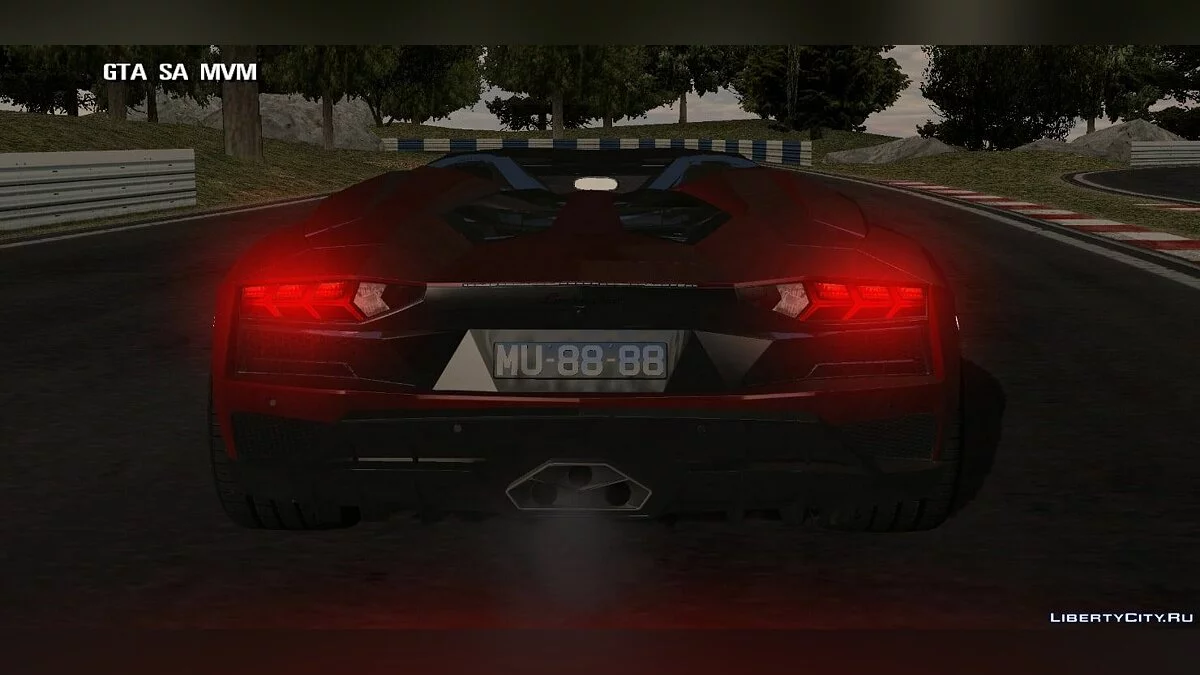 Lamborghini Aventador S Roadster 2018 / GTA San Andreas (iOS, Android)