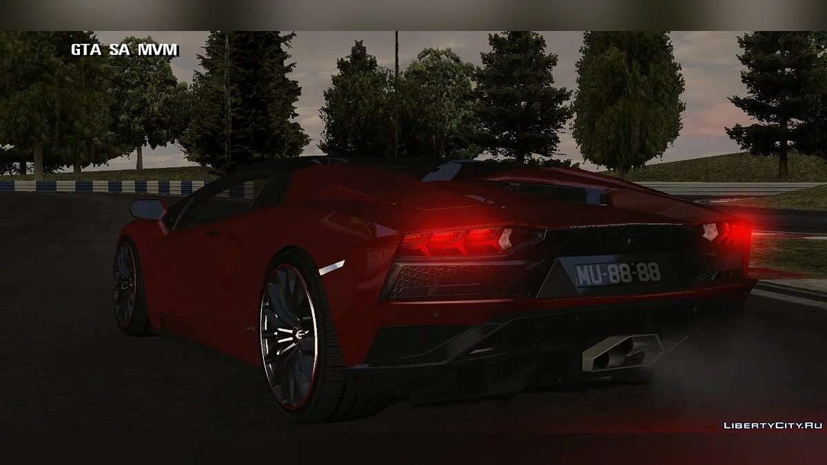 Lamborghini Aventador S Roadster 2018 / GTA San Andreas (iOS, Android)