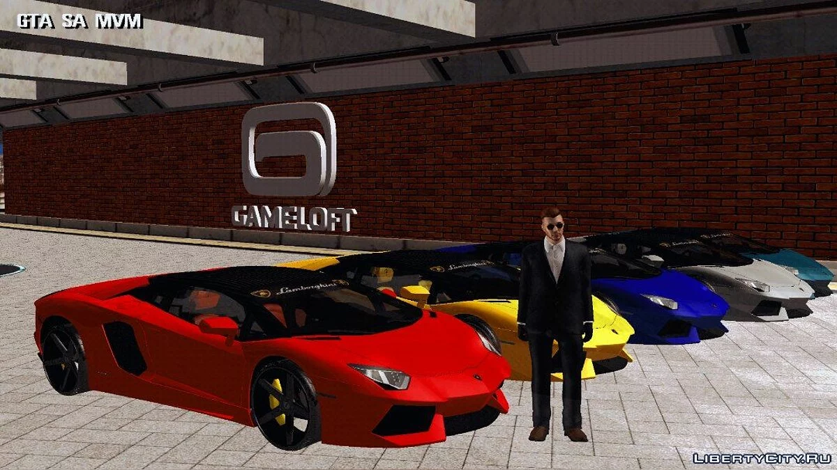 Lamborghini Aventador LP 700-4 / GTA San Andreas (iOS, Android)