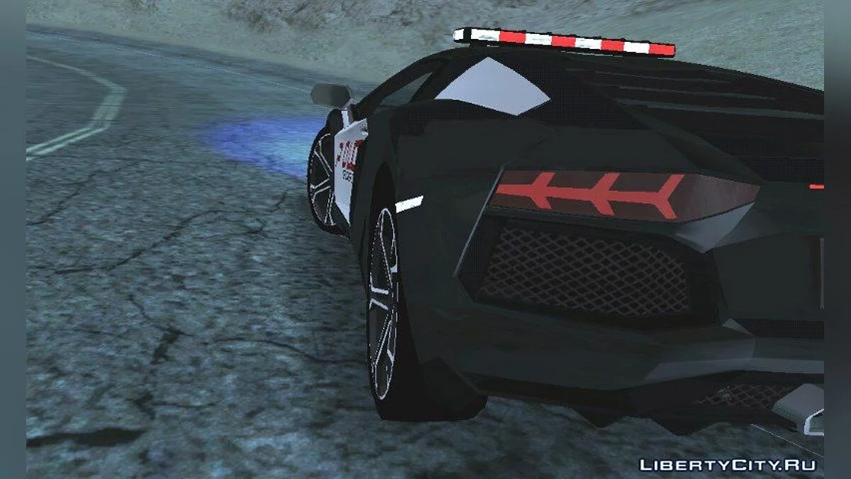 Lamborghini Aventador Police (только DFF) / GTA San Andreas (iOS, Android)