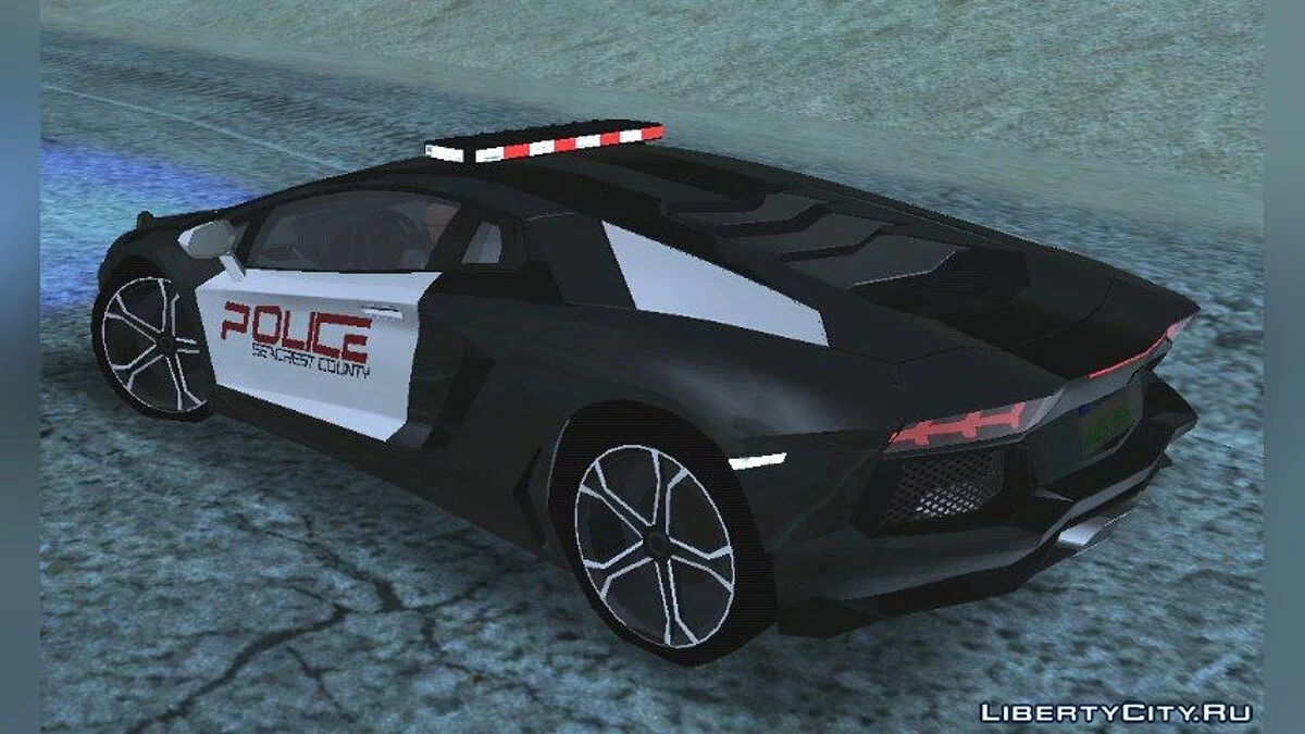 Lamborghini Aventador Police (только DFF) / GTA San Andreas (iOS, Android)