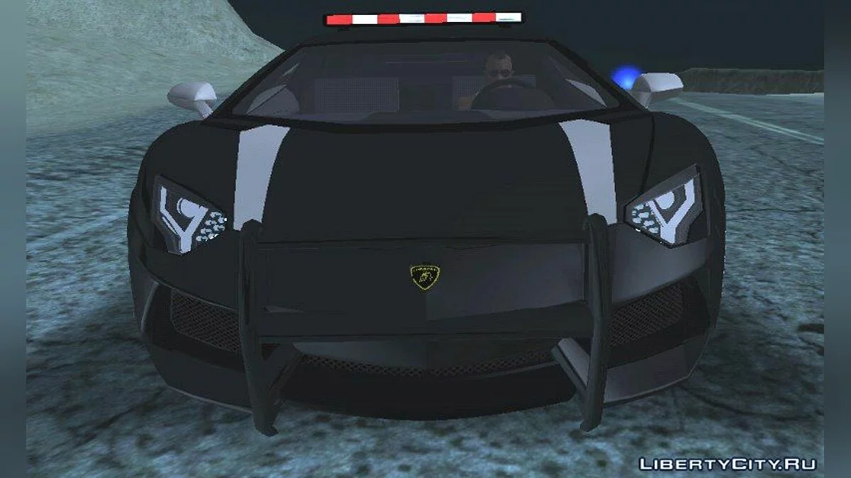 Lamborghini Aventador Police (только DFF) / GTA San Andreas (iOS, Android)