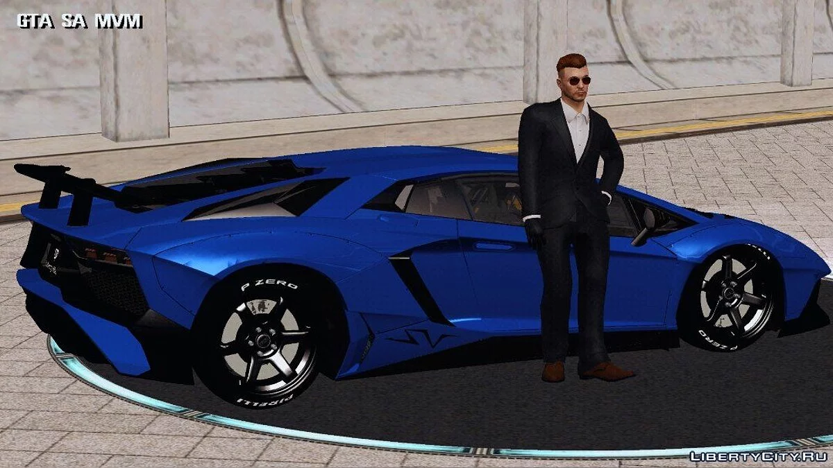 Lamborghini Aventador SV LB / GTA San Andreas (iOS, Android)