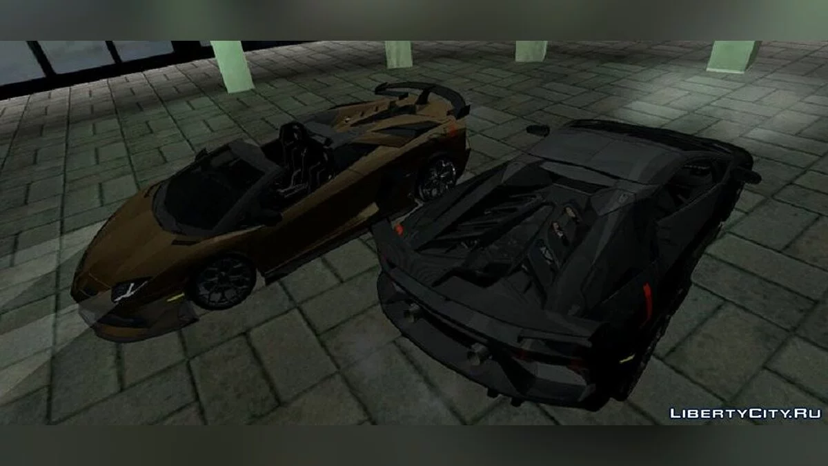 Lamborghini Aventador SVJ Roadster / GTA San Andreas (iOS, Android)