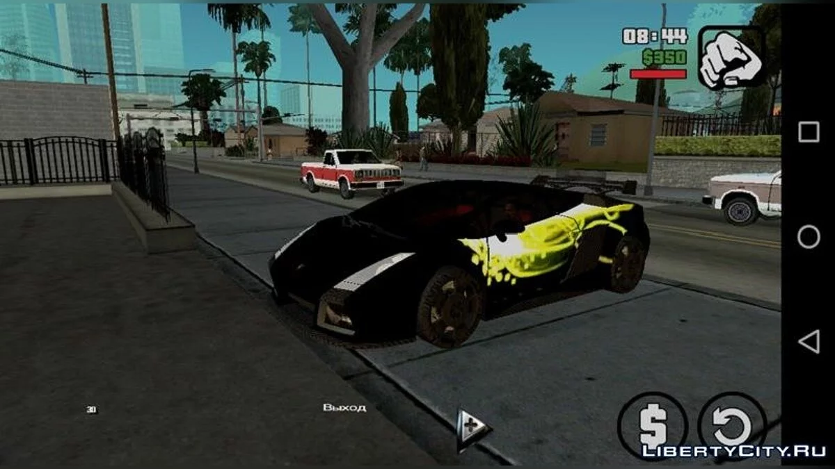 Lamborghini Gallardo from NFS: Most Wanted V2 / GTA San Andreas (iOS, Android)