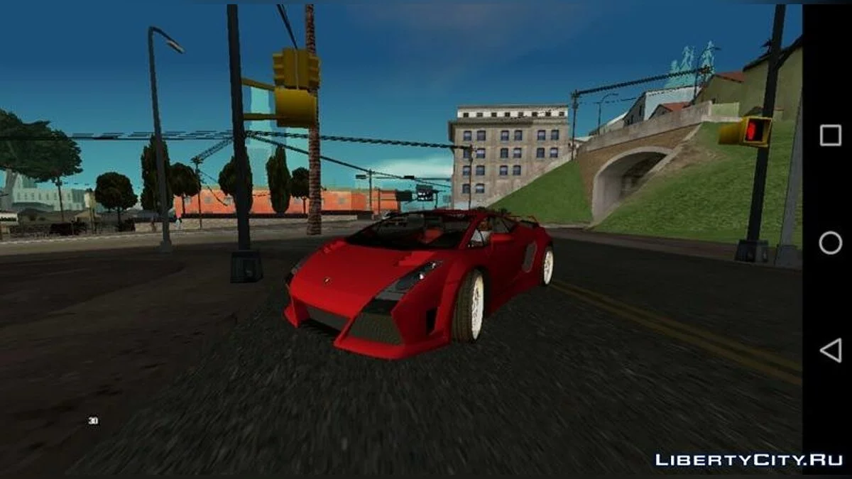 Lamborghini Gallardo из NFS: Most Wanted / GTA San Andreas (iOS, Android)