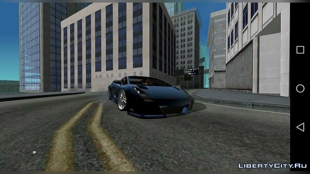 Lamborghini Gallardo из NFS: Most Wanted / GTA San Andreas (iOS, Android)